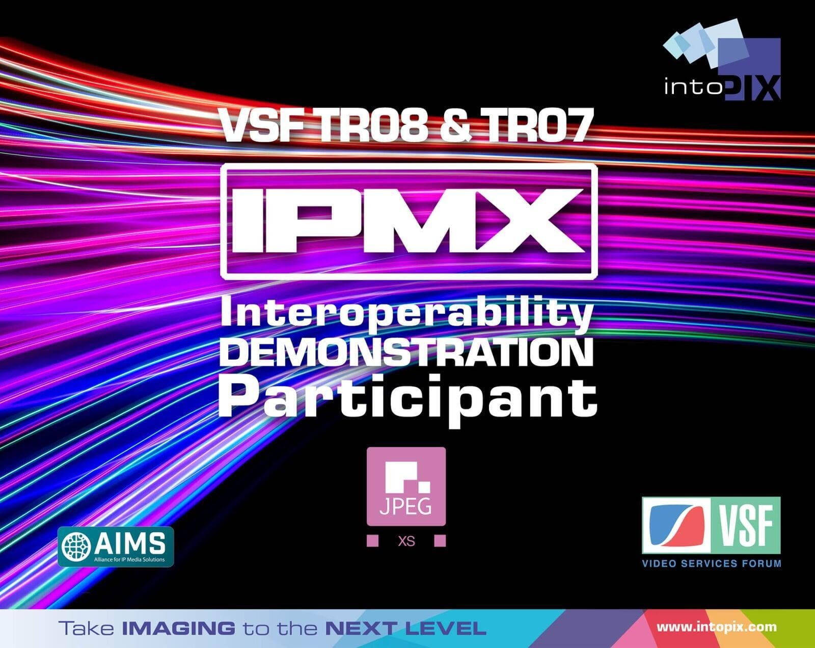 intoPIX 參加主要的 VSF 互操作性演示，網址為 VidTrans 2022